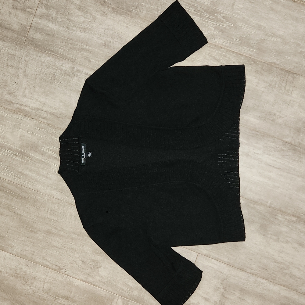 Cable & Gauge Cropped Cardigan